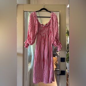 Sleeper Atlanta Gingham Dress